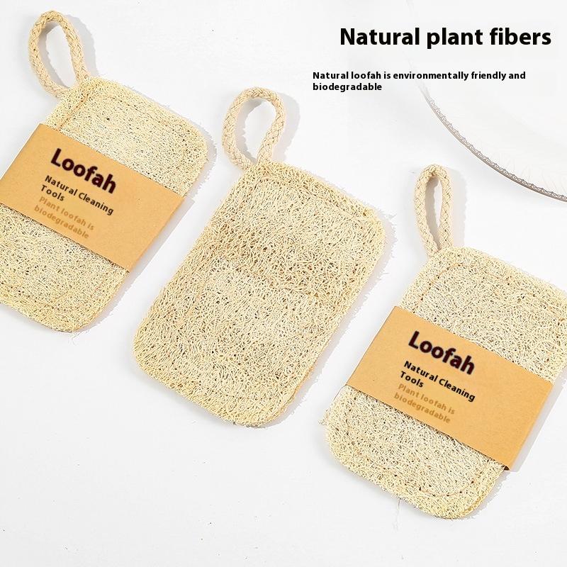 Natural Loofah Scrub Pad 6Pcs  - Dish Brush Bamboo review and price