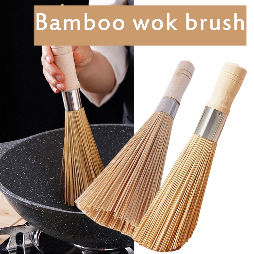 Natural Bamboo Pot Brush Long  - Dish Brush Bamboo review and price