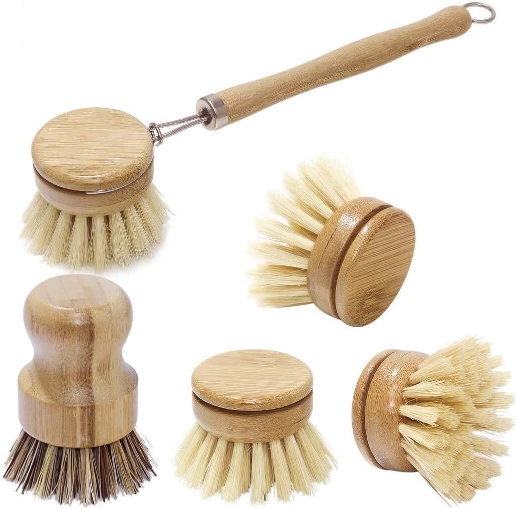Bamboo Dish Scrub Brushes, Kit - Dish Brush Bamboo review and price