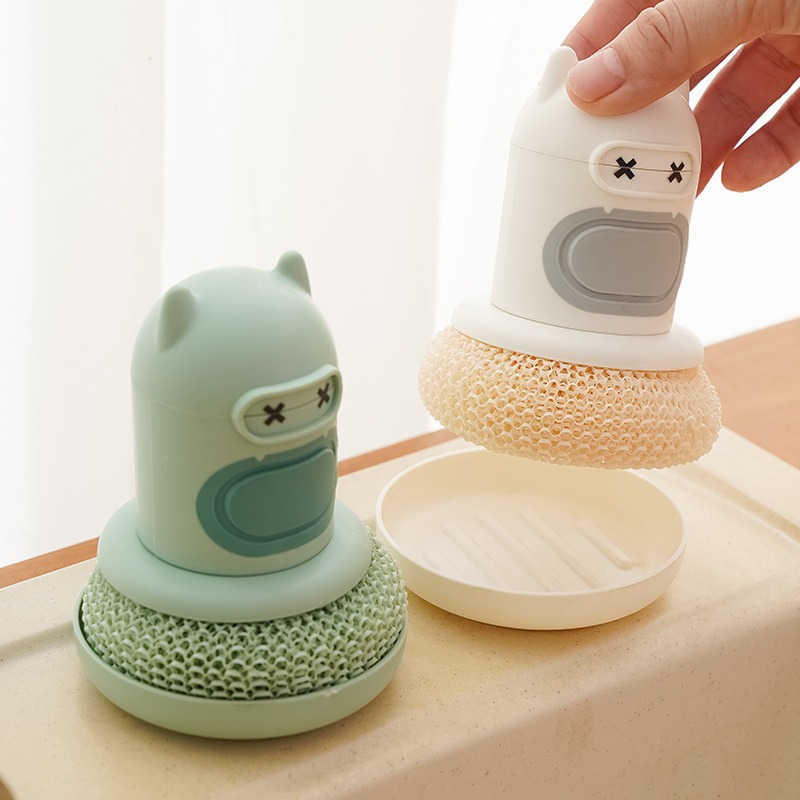 Kitchen Cartoon Press Bottle B - Dish Brush Bamboo review and price