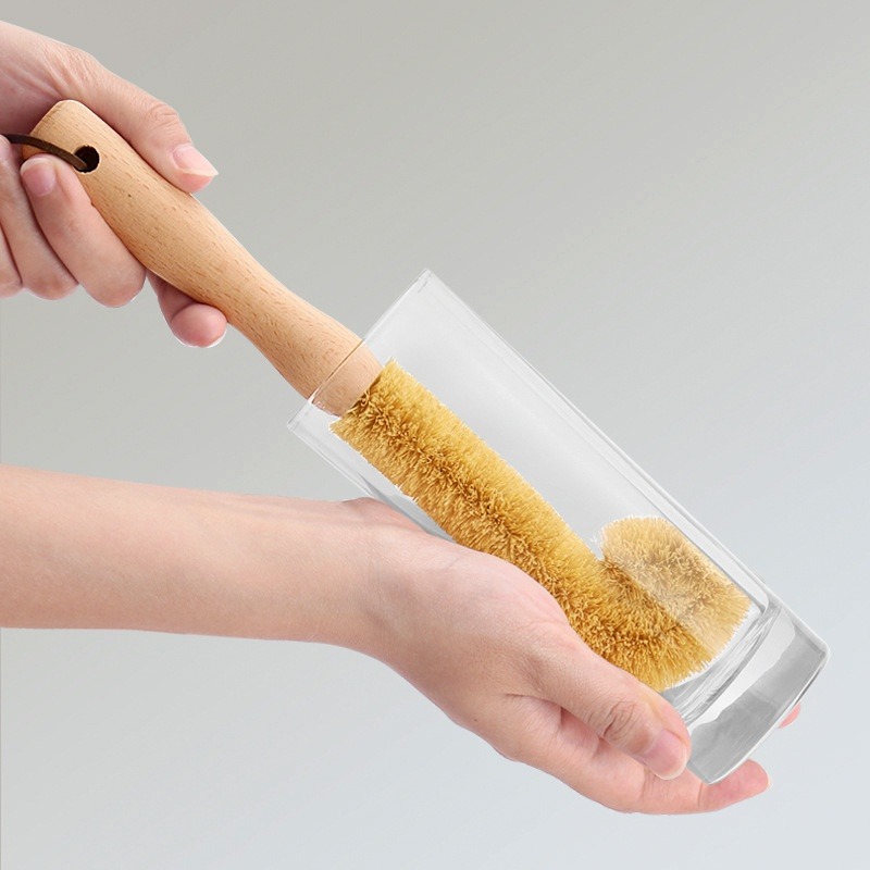 Kitchen Cleaning Brush Natural - Dish Brush Bamboo review and price