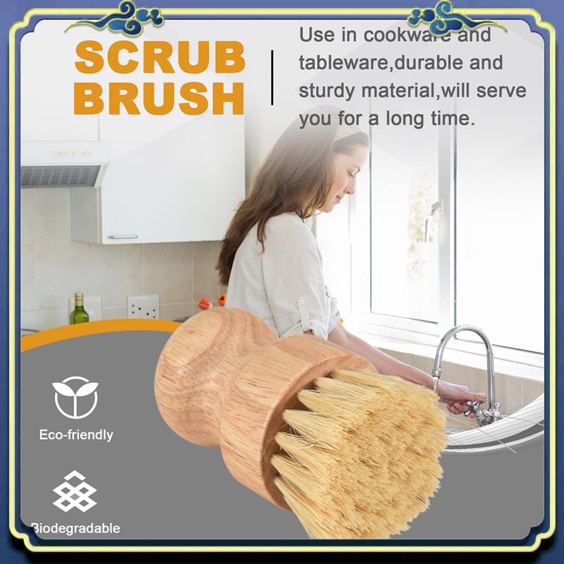 A56P-Bamboo Dish Brush 2Pcs Ba - Dish Brush Bamboo review and price