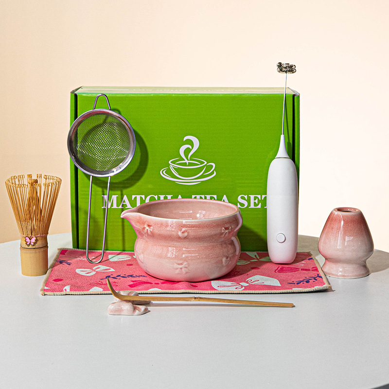 Japanese Matcha Tea Set 8pcs C - Dish Brush Bamboo review and price