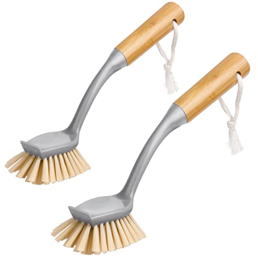Dish Brush with Bamboo Handle  - Dish Brush Bamboo review and price